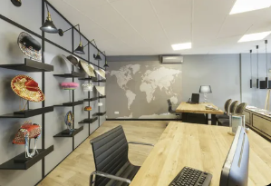 Refined hospitality bedroom for tourist accommodation